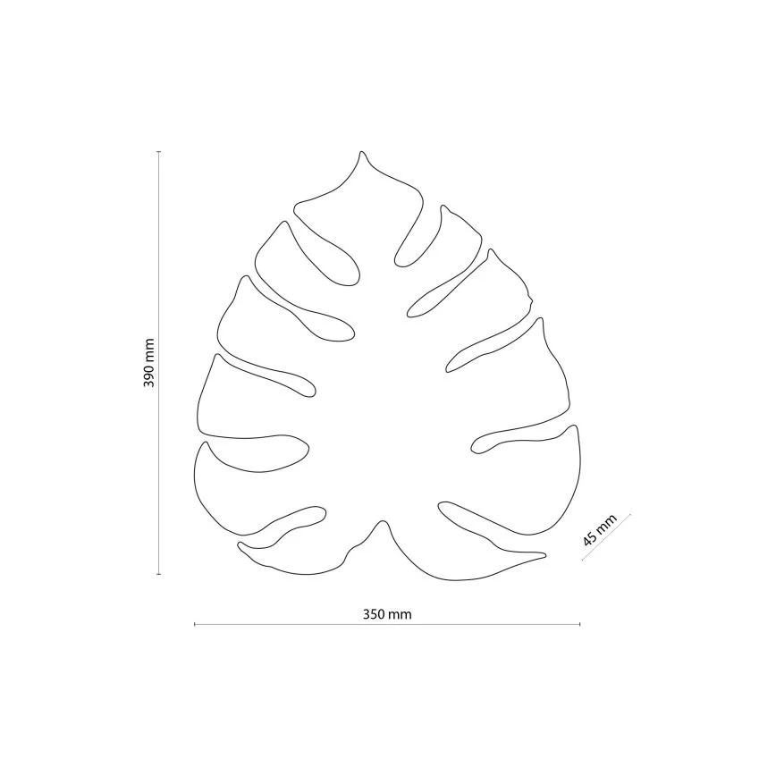 Nástěnné svítidlo MONSTERA 3xG9/8W/230V černá