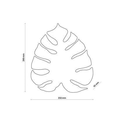 Nástěnné svítidlo MONSTERA 3xG9/8W/230V zlatá