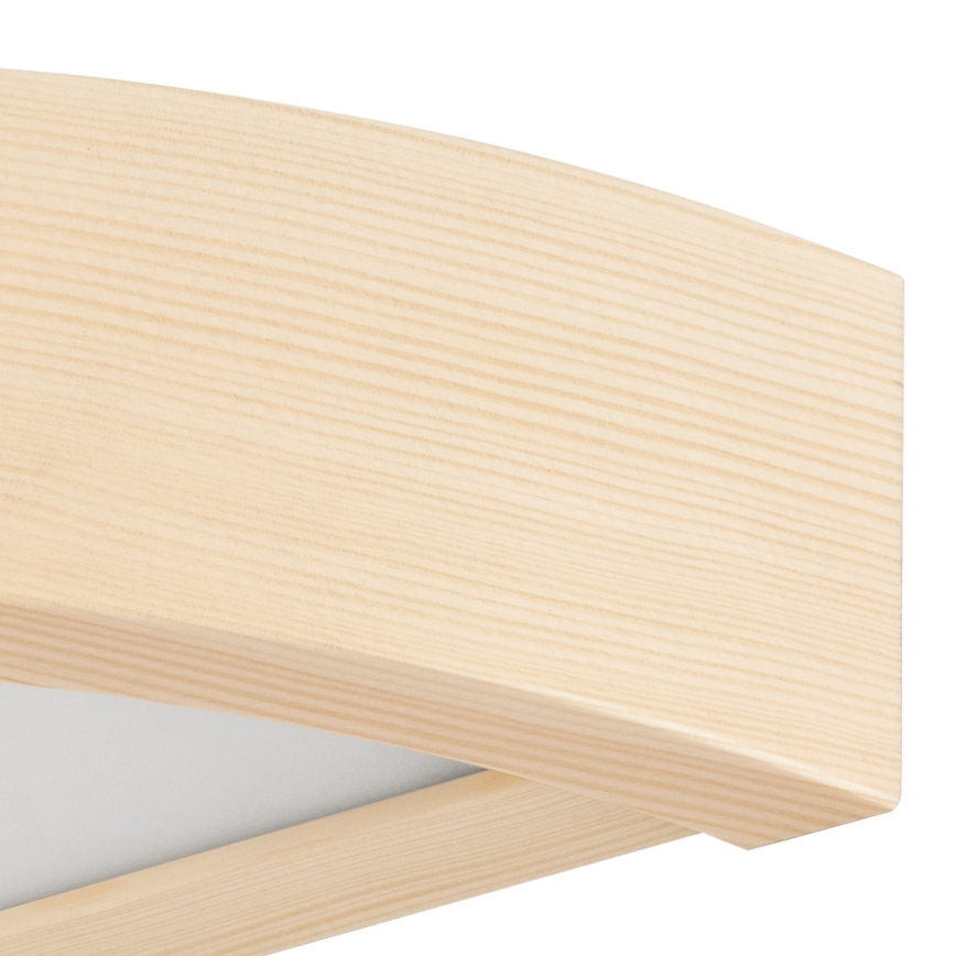 Nástěnné svítidlo NATURAL 1xE27/60W/230V borovice/béžová