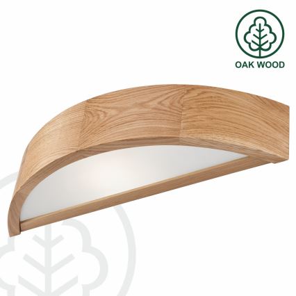 Nástěnné svítidlo OAK 1xE27/60W/230V dub