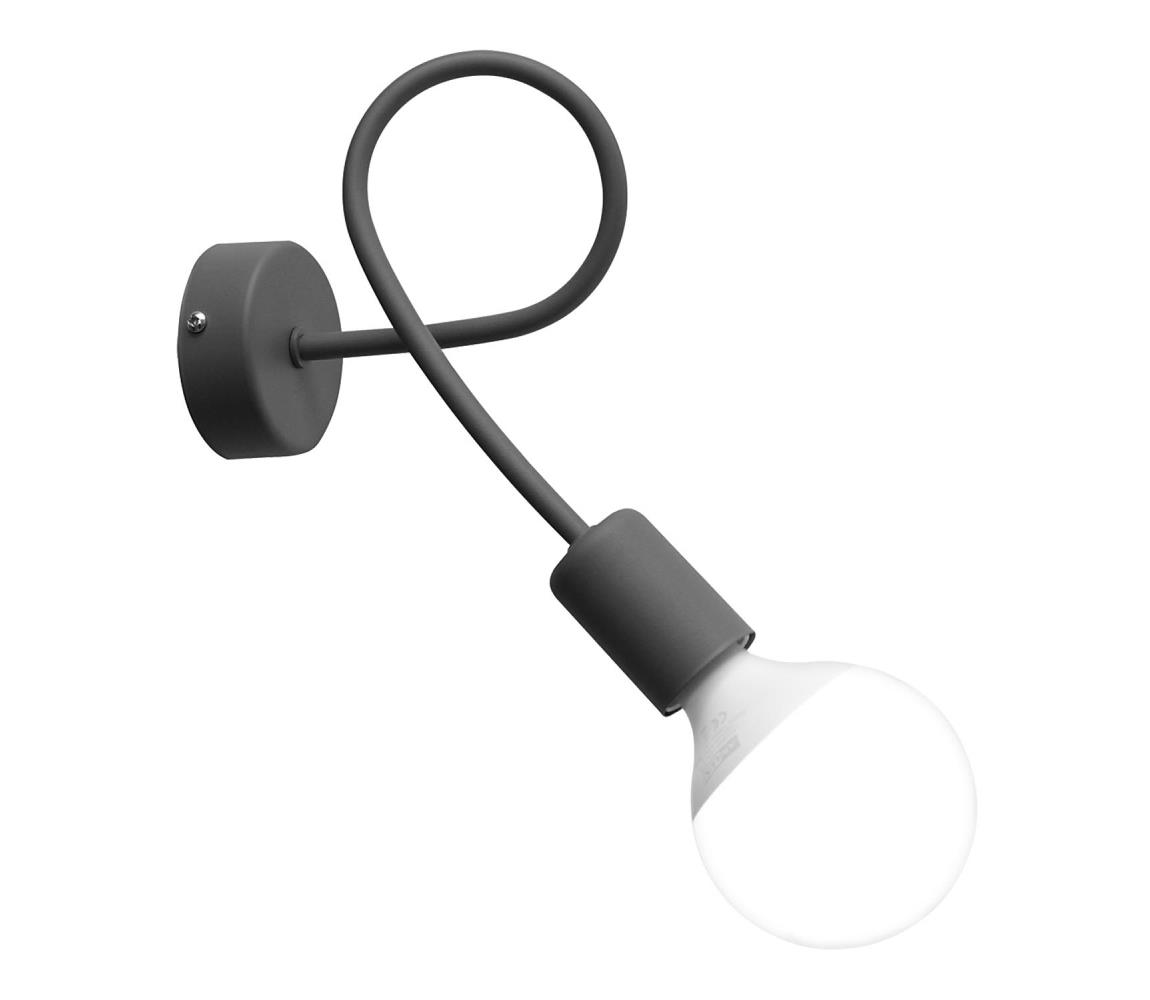 Helam Nástěnné svítidlo OXFORD 1xE27/60W/230V antracit HE0245