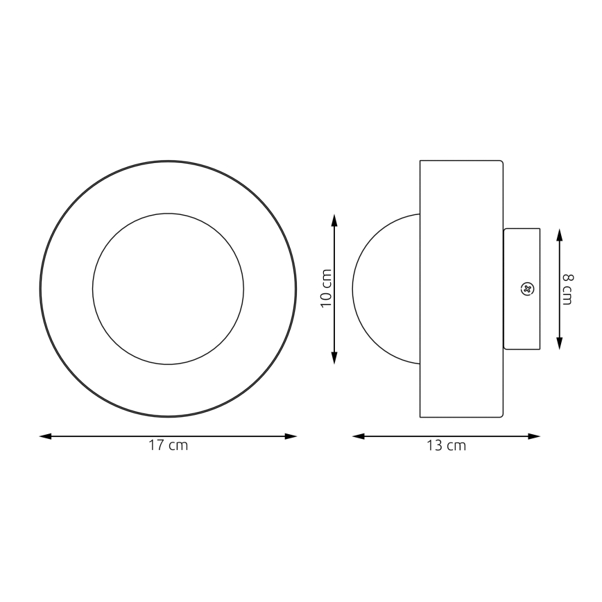 Nástěnné svítidlo OZZY 1xG9/8W/230V béžová
