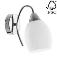 Nástěnné svítidlo PISA 1xE27/60W/230V – FSC certifikováno
