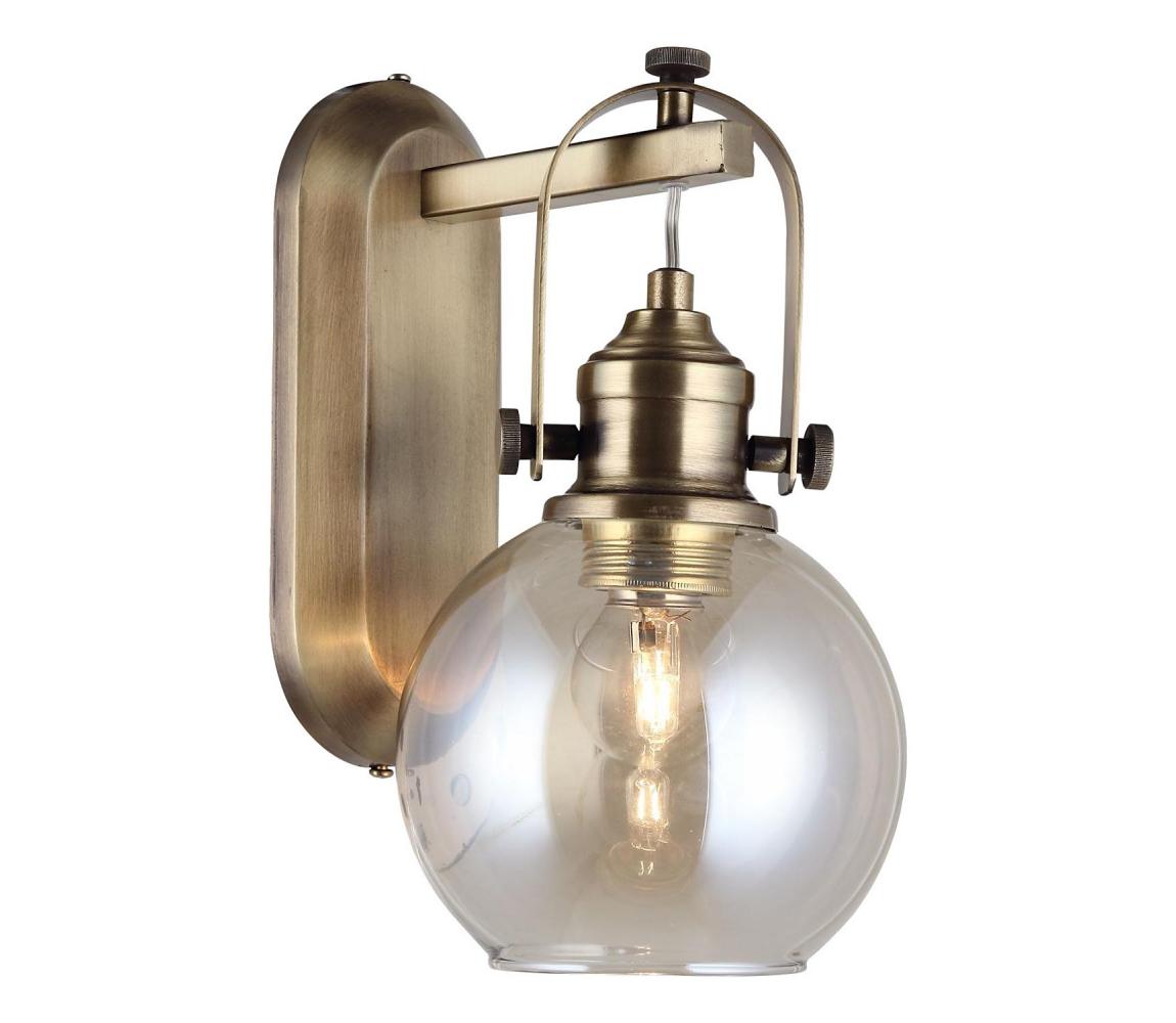 Nástěnné svítidlo POLINO 1xE27/40W/230V bronzová 341LCA1601 – Alasans