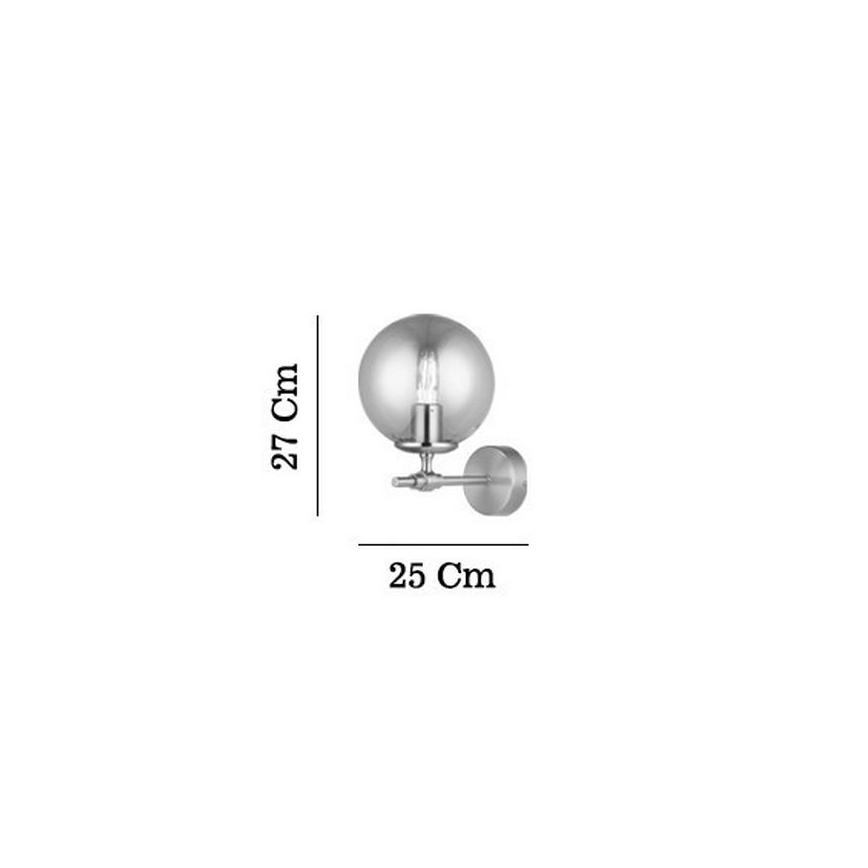 Nástěnné svítidlo POLINO 1xE27/40W/230V zlatá