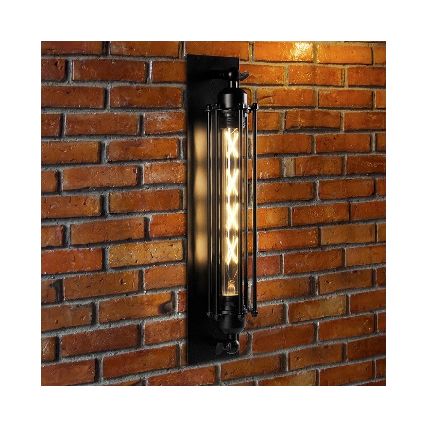 Nástěnné svítidlo RETRO 1xE27/20W/230V černá