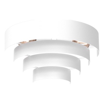 Nástěnné svítidlo RINGS 2xE27/15W/230V bílá