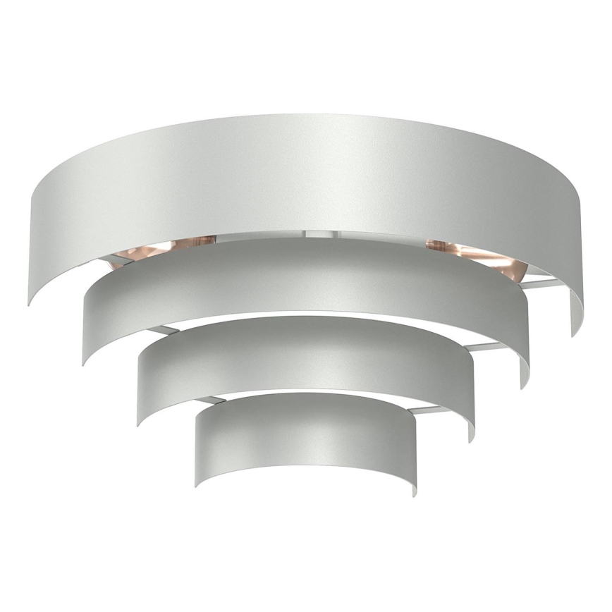 Nástěnné svítidlo RINGS 2xE27/15W/230V lesklý chrom