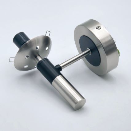 Nástěnné svítidlo ROLLO 1xE14/5W/230V matný chrom/kouřová