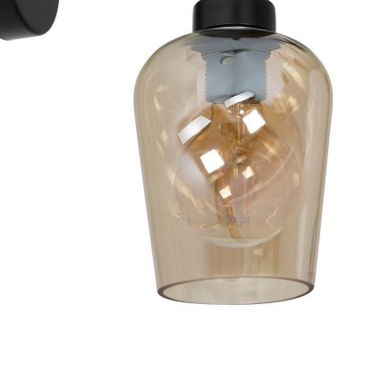 Nástěnné svítidlo SANTIAGO 1xE27/60W/230V hnědá