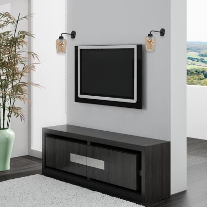 Nástěnné svítidlo SANTIAGO 1xE27/60W/230V hnědá