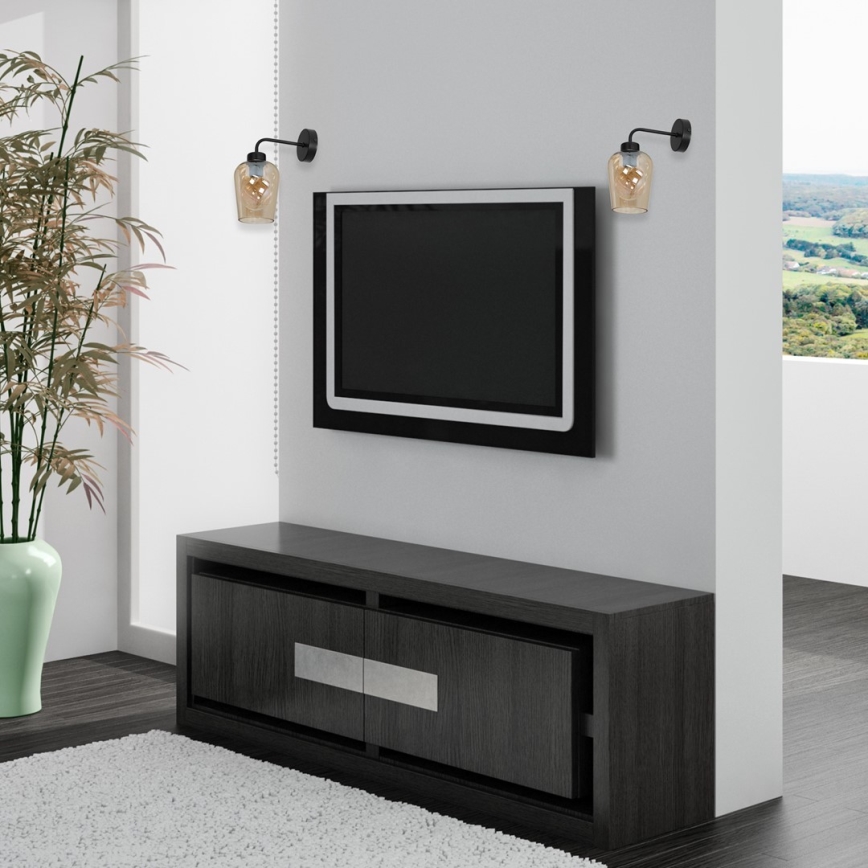 Nástěnné svítidlo SANTIAGO 1xE27/60W/230V hnědá