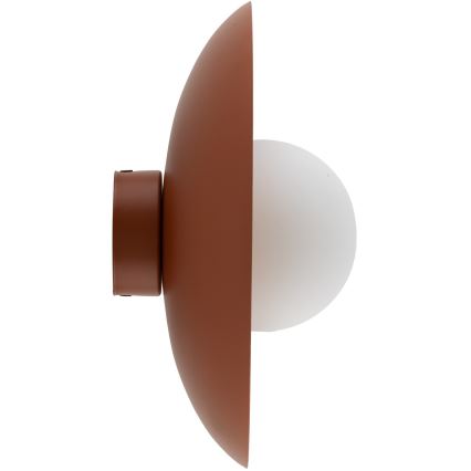 Nástěnné svítidlo SLATE 1xG9/8W/230V pr. 28 cm cihlová