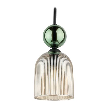 Nástěnné svítidlo SOPHIA 1xE14/10W/230V černá/zelená/kouřová béžová