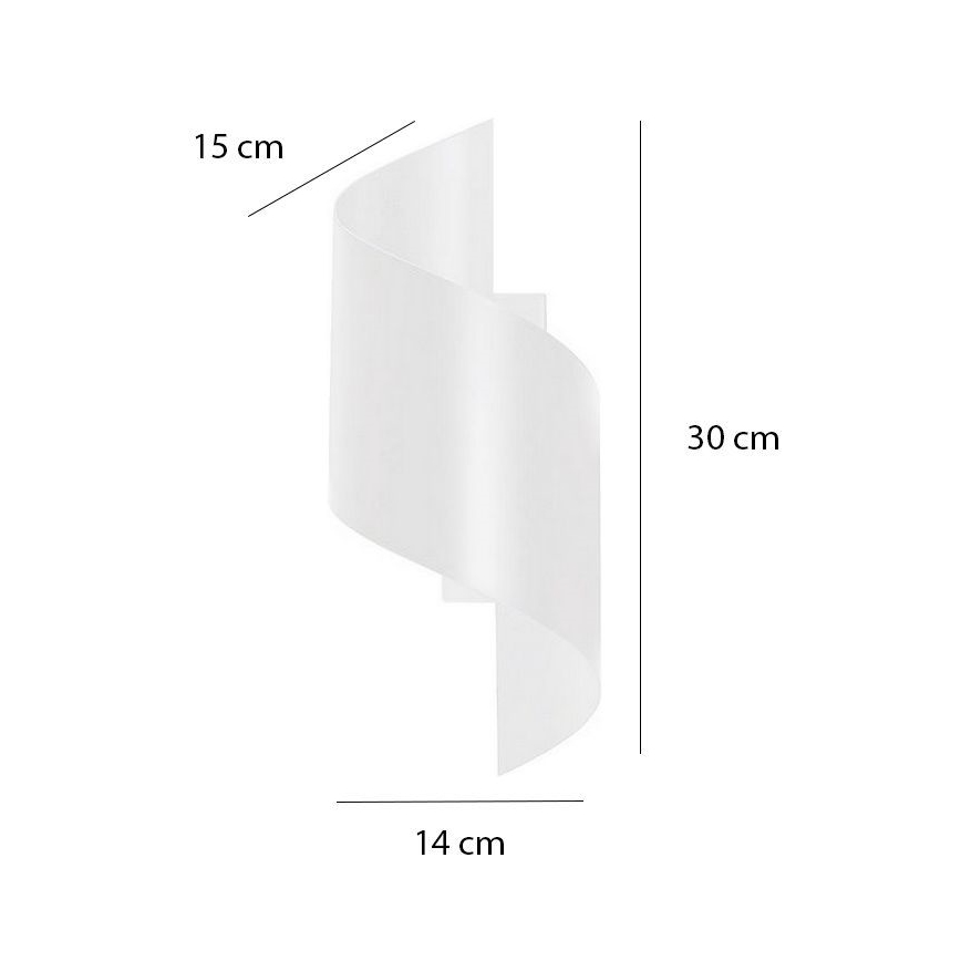 Nástěnné svítidlo SPINER 1xG9/8W/230V bílá