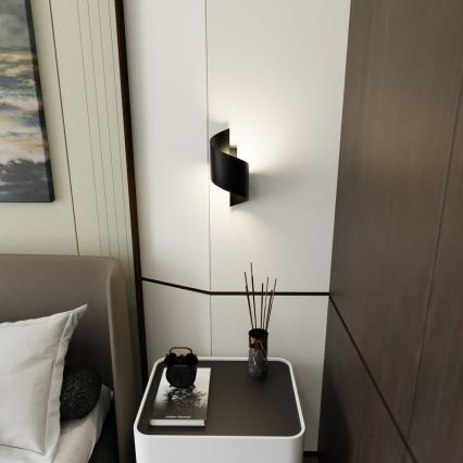 Nástěnné svítidlo SPINER 1xG9/8W/230V černá