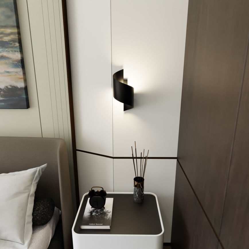 Nástěnné svítidlo SPINER 1xG9/8W/230V černá