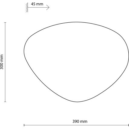 Nástěnné svítidlo STONE 2xG9/8W/230V 30x39 cm zelená