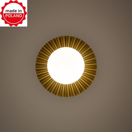 Nástěnné svítidlo SUNPLISS 1xG9/10W/230V pr. 20 cm zlatá/krémová