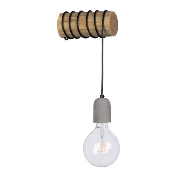 Nástěnné svítidlo TRABO 1xE27/25W/230V borovice