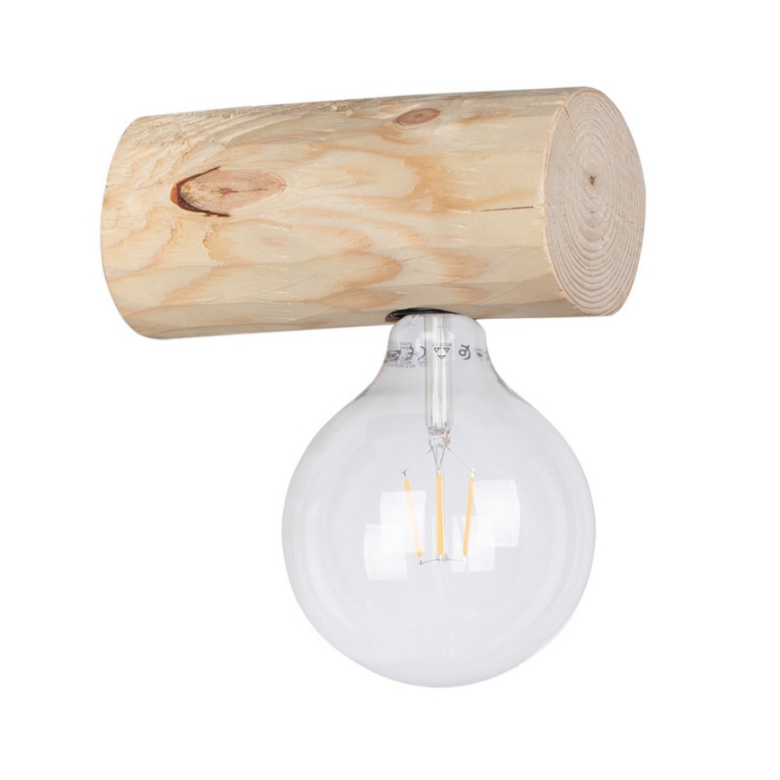 Nástěnné svítidlo TRABO 1xE27/25W/230V borovice