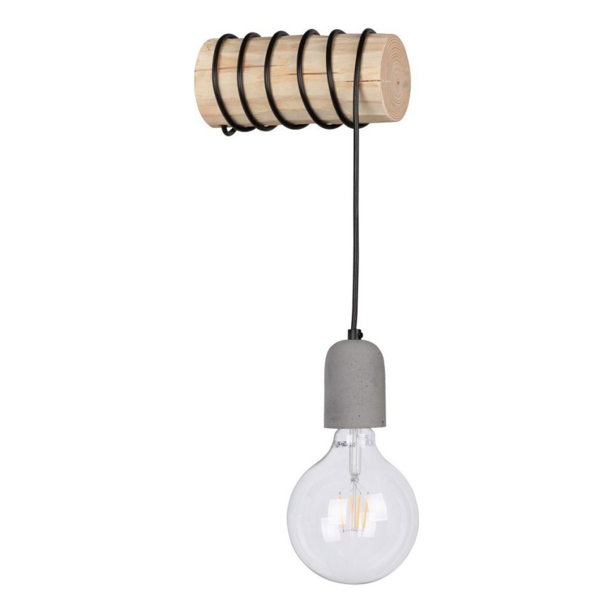 Nástěnné svítidlo TRABO 1xE27/60W/230V borovice
