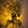 Nástěnné svítidlo TREE WOMAN 1xE27/40W/230V černá