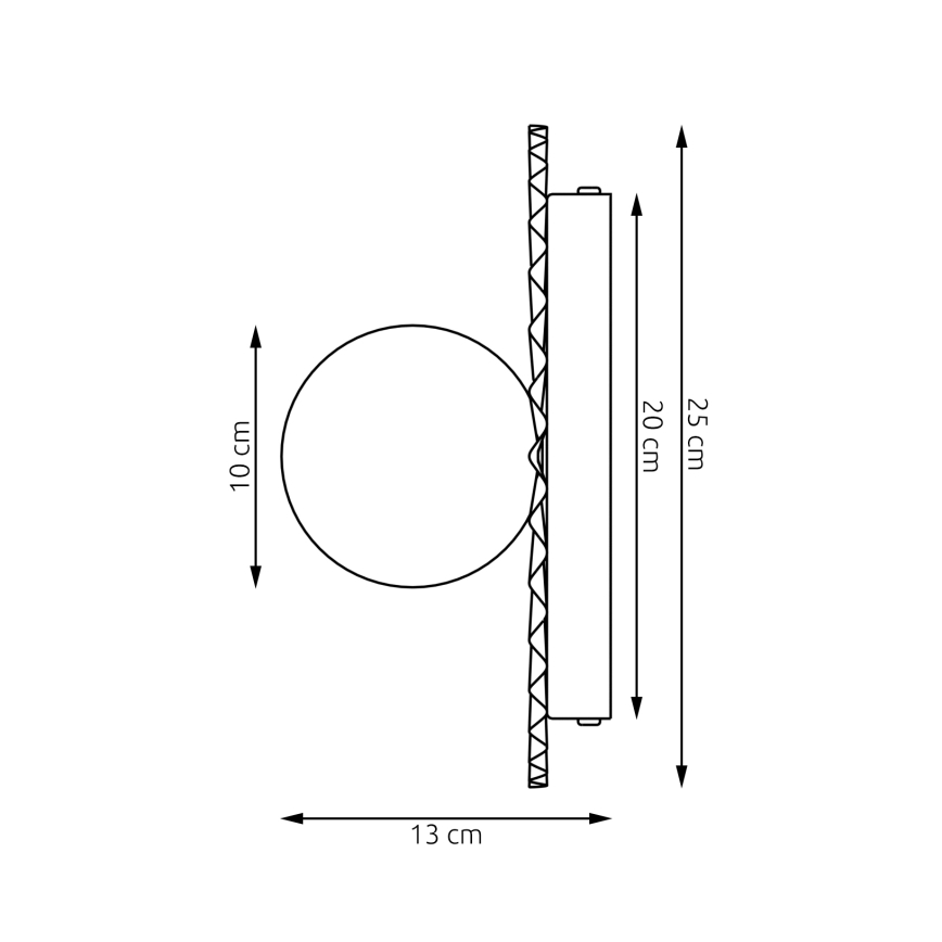 Nástěnné svítidlo UMBRA 1xG9/8W/230V bílá