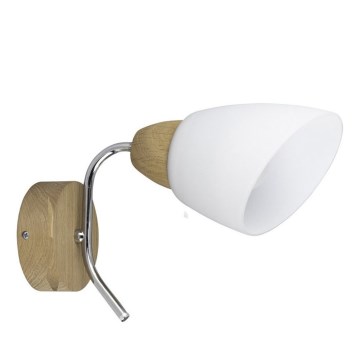 Nástěnné svítidlo VILETTA 1xE27/40W/230V dub