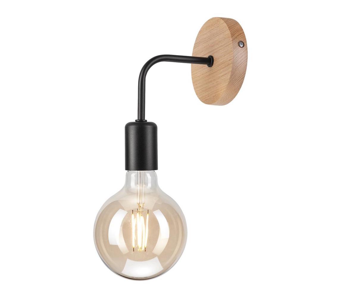 Lamkur Nástěnné svítidlo VITO OAK 1xE27/60W/230V LA42435