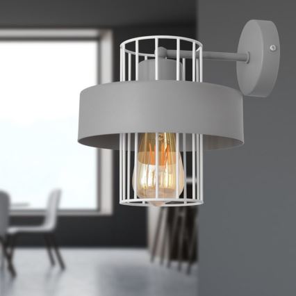 Nástěnné svítidlo VOLTA 1xE27/15W/230V šedá