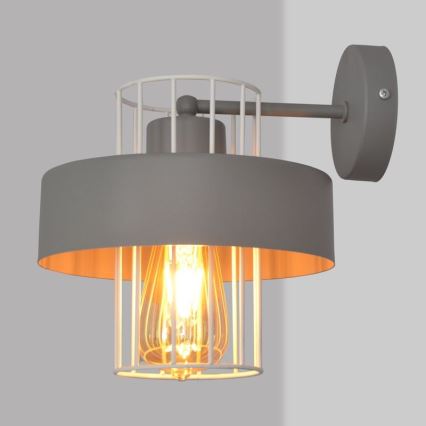 Nástěnné svítidlo VOLTA 1xE27/15W/230V šedá