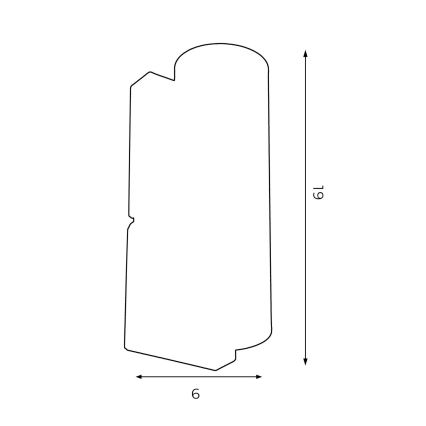 Nástěnné svítidlo WALL 1xGU10/8W/230V bílá