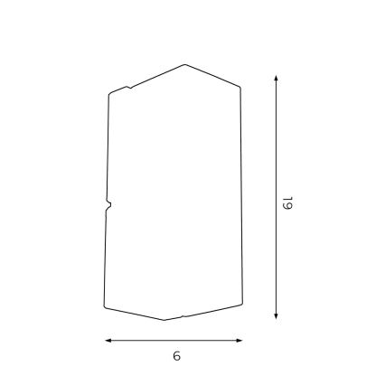 Nástěnné svítidlo WALL 1xGU10/8W/230V bílá