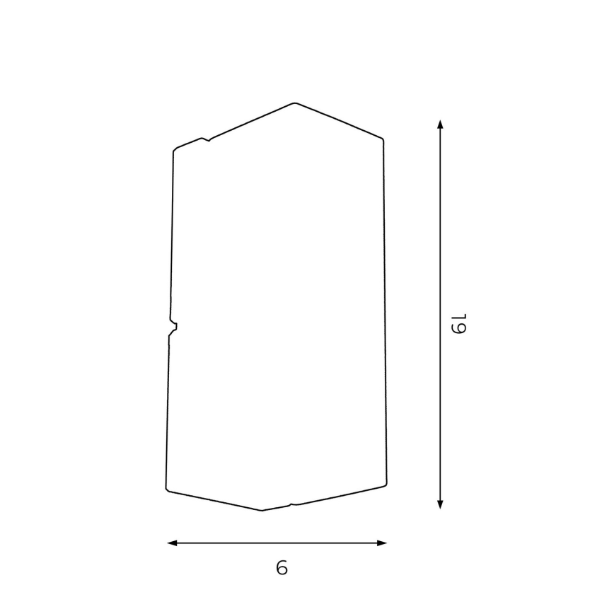 Nástěnné svítidlo WALL 1xGU10/8W/230V bílá