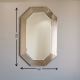 Nástěnné zrcadlo 60x100 cm bronzová