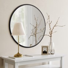 Nástěnné zrcadlo AYNA 60 cm černá