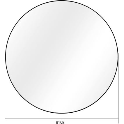 Nástěnné zrcadlo pr. 81 cm