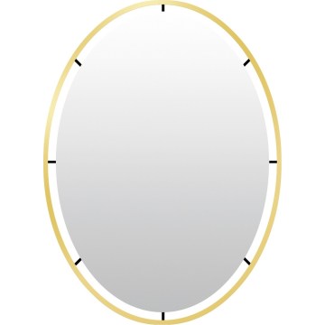 Nástěnné zrcadlo SALEM 80x60 cm zlatá