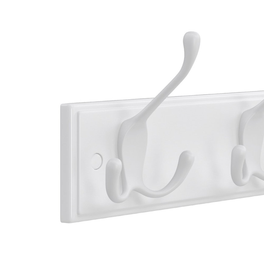 Nástěnný věšák KATE bílá