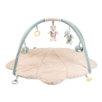 Nattou - Dětská hrací deka s hrazdičkou ROMEO, JULES & SALLY