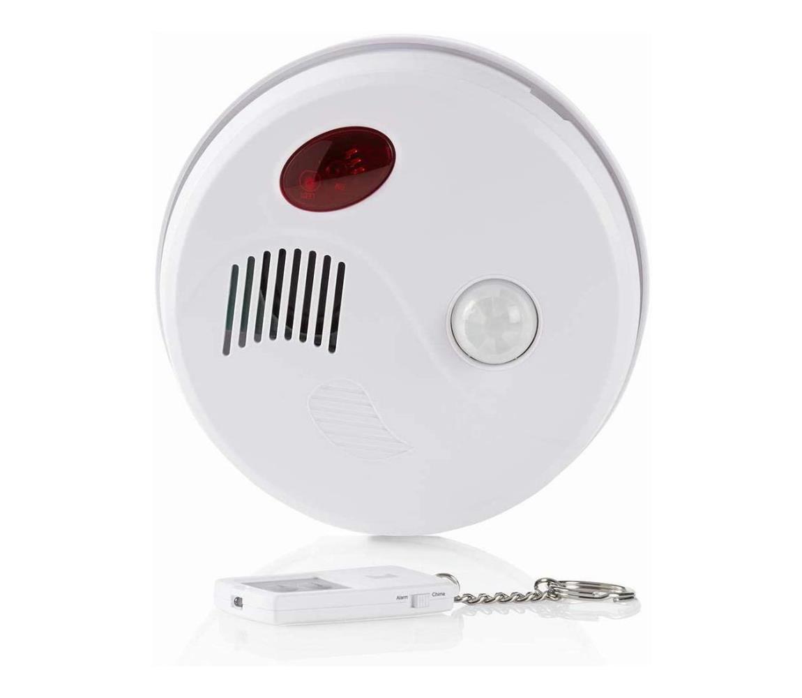 Nedis Nedis ALRMMC10WT - Alarm s detektorem pohybu 3xAA + dálkové ovládání NE0571