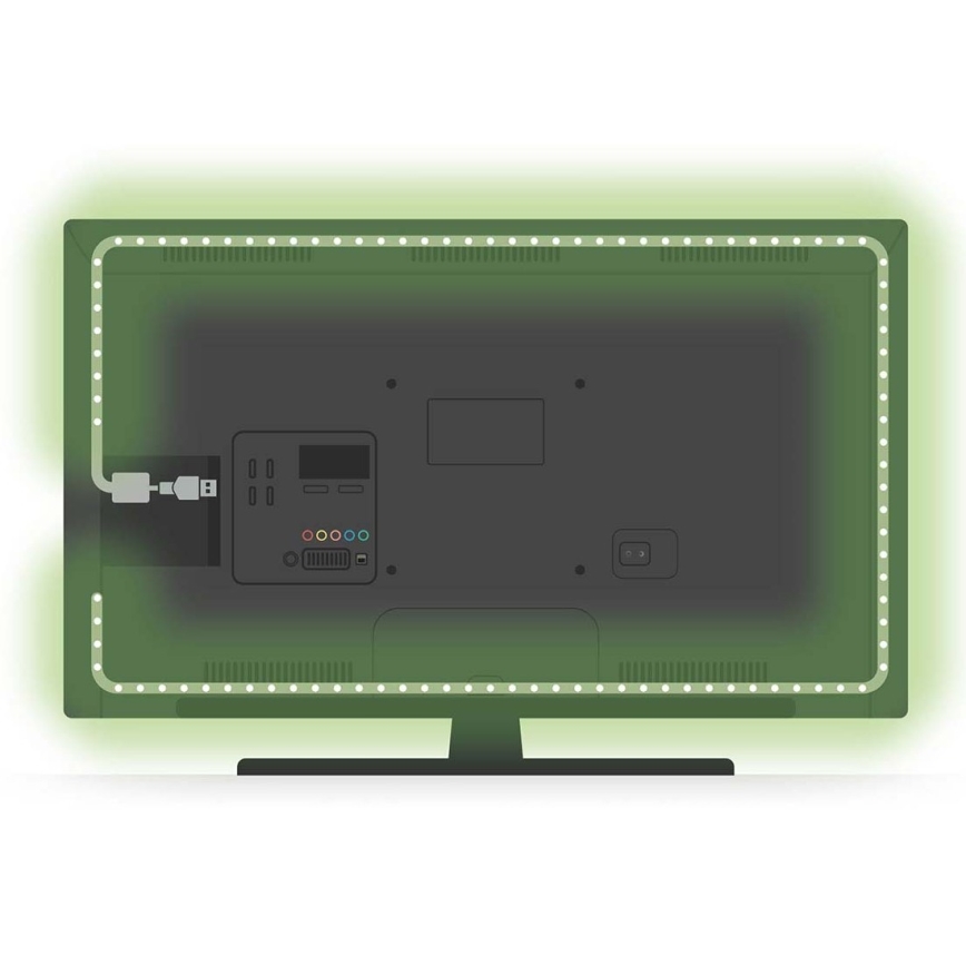 LED RGB Stmívatelný pásek SmartLife 2,4m LED/4W/5V