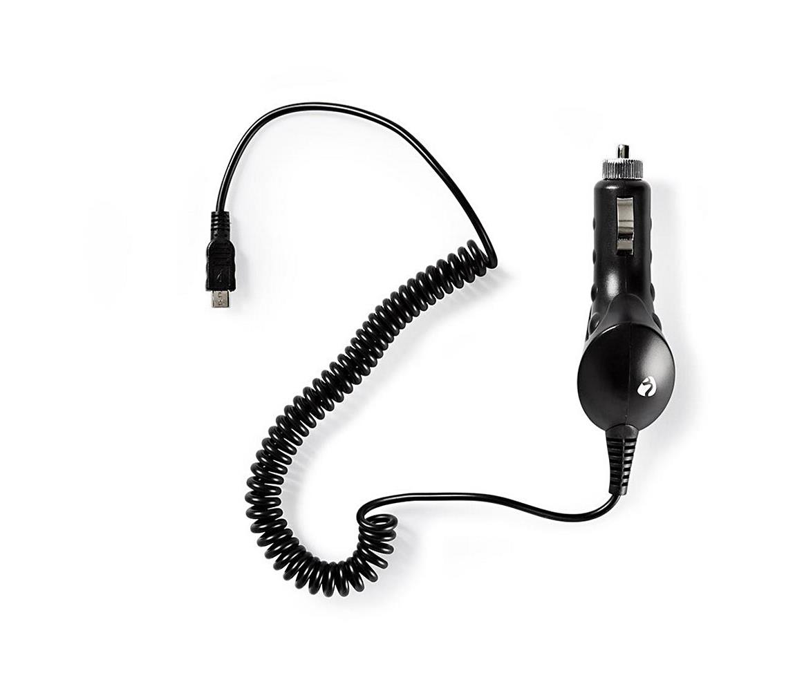 Nedis Nedis CCHAU100ABK - Nabíječka do auta 1xUSB 5V/1A + micro USB kabel 100 cm NE0250