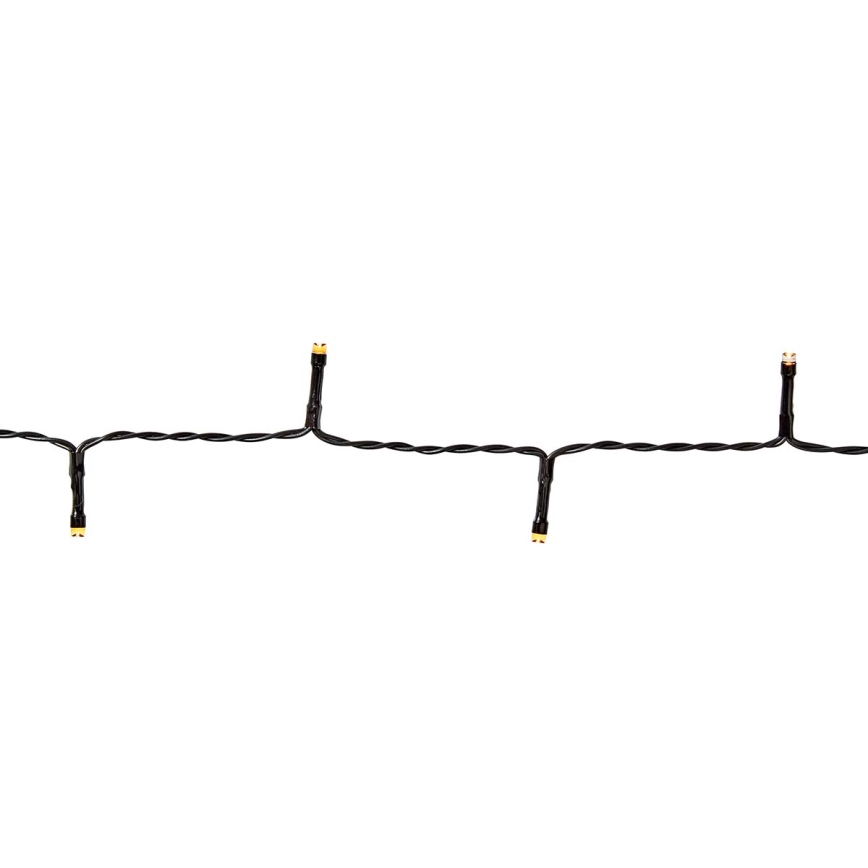 LED  venkovní řetěz 192xLED/7 funkcí/3xAA 14,9m IP44 teplá bílá