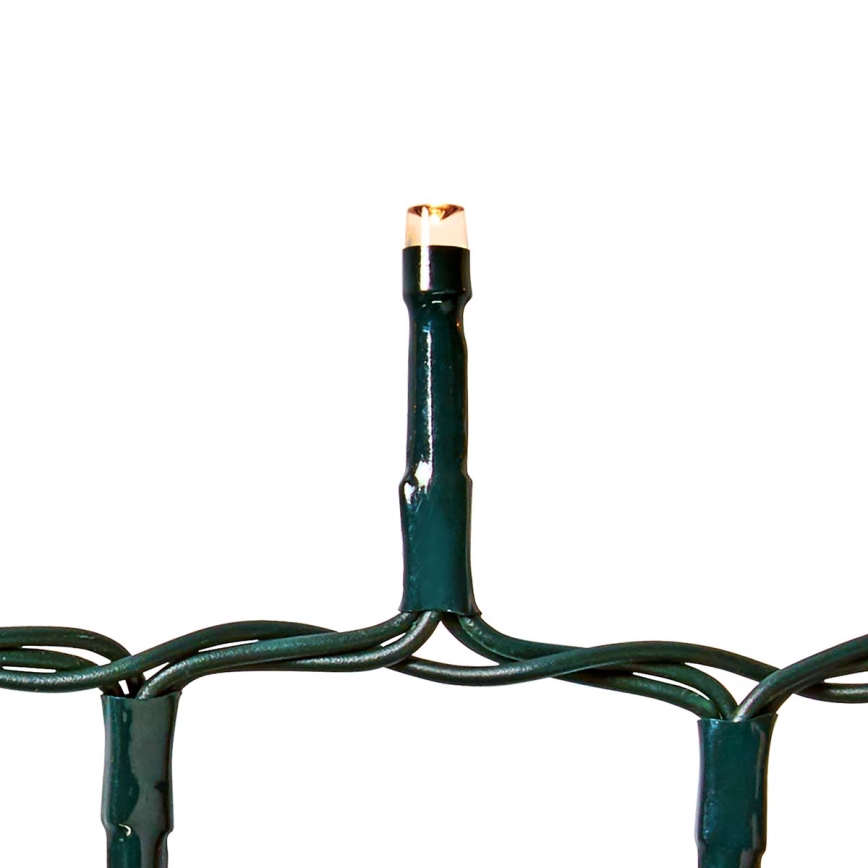 LED Venkovní  řetěz 700xLED/7 funkcí 17m IP44 teplá bílá