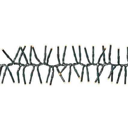 LED Venkovní  řetěz 1512xLED/7 funkcí 14m IP44 teplá bílá