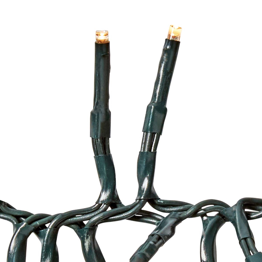 LED Venkovní  řetěz 1512xLED/7 funkcí 14m IP44 teplá bílá