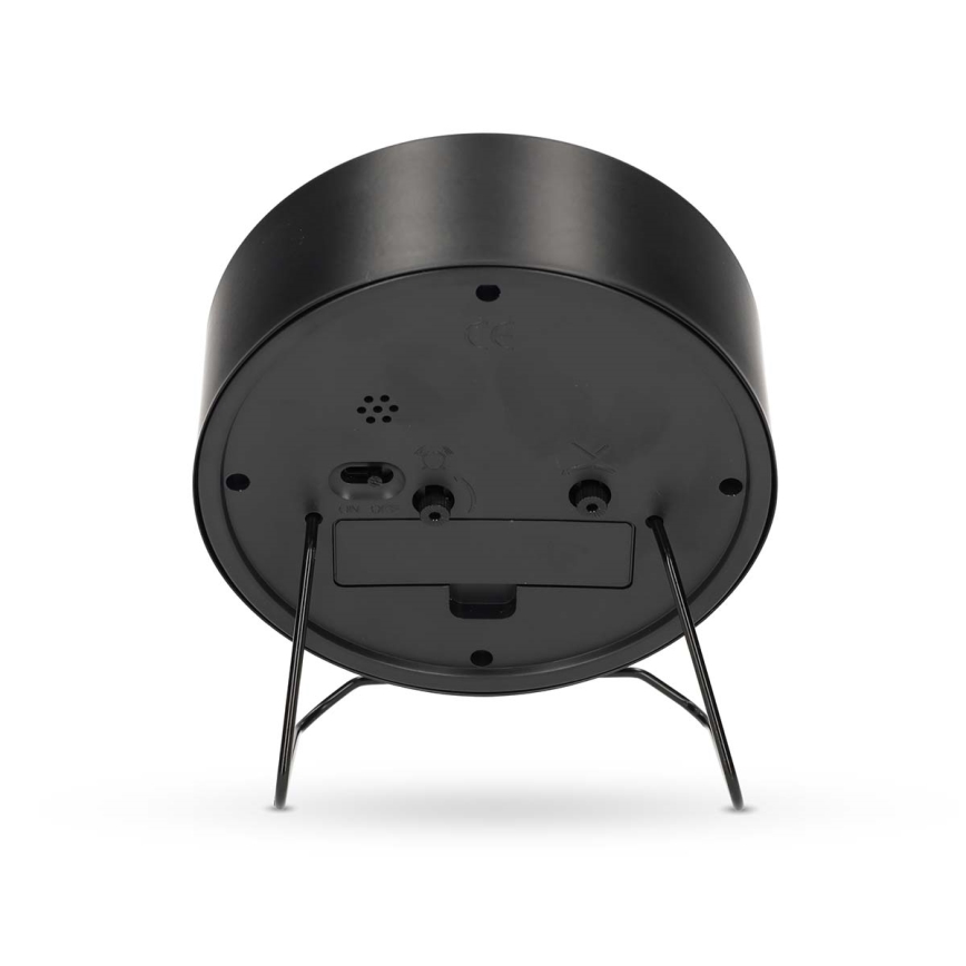 Analogový budík 1xAA černá