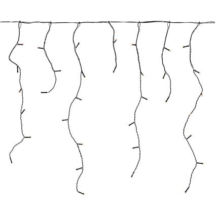 LED Venkovní vánoční závěs 180xLED/7 funkcí 10,9m IP44 teplá bílá